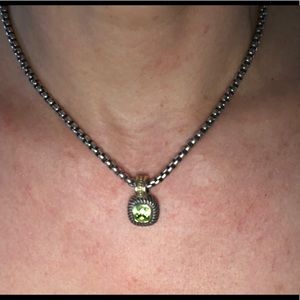 David Yurman Peridot Necklace
